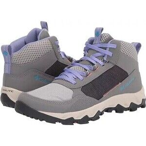 COLUMBIA Women's FLOW CENTRE Hiking Shoes Size 8.5 Sneakers Steam Fairytale NEW